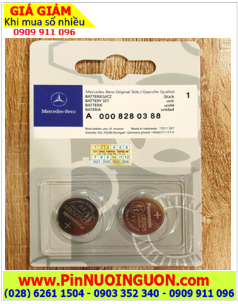 Mercedes-Benz CR2025; Pin Remote Ôtô Mercedes-Benz CR2025 lithium 3v /Vỉ 2 viên